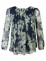Блуза из шелка с цветочным принтом Max Mara  –  Общий вид