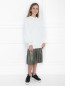 Плиссированная юбка на резинке Karl Lagerfeld  –  МодельОбщийВид