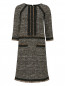Платье-мини из фактурной ткани Alberta Ferretti  –  Общий вид