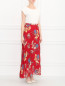 Плиссированная юбка-макси с узором Dondup  –  Модель Общий вид