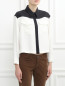 Блуза с контрастной вставкой Antonio Marras  –  Модель Верх-Низ