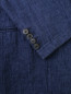 Пиджак однобортный из льна Armani Collezioni  –  Деталь
