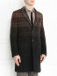 Пальто однобортное из шерсти с узором "клетка" Etro  –  Модель Верх-Низ