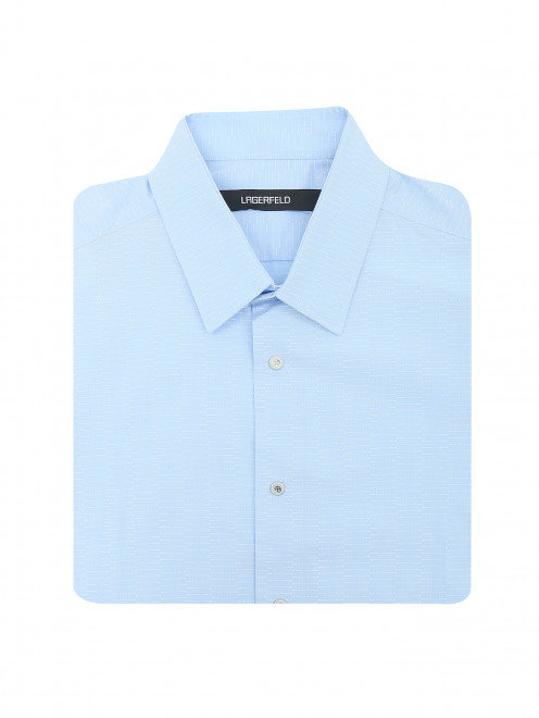 Рубашка с коротким рукавом из хлопка Lagerfeld - Общий вид