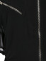 Платье-макси из хлопка и шелка декорированное молниями Jean Paul Gaultier  –  Деталь