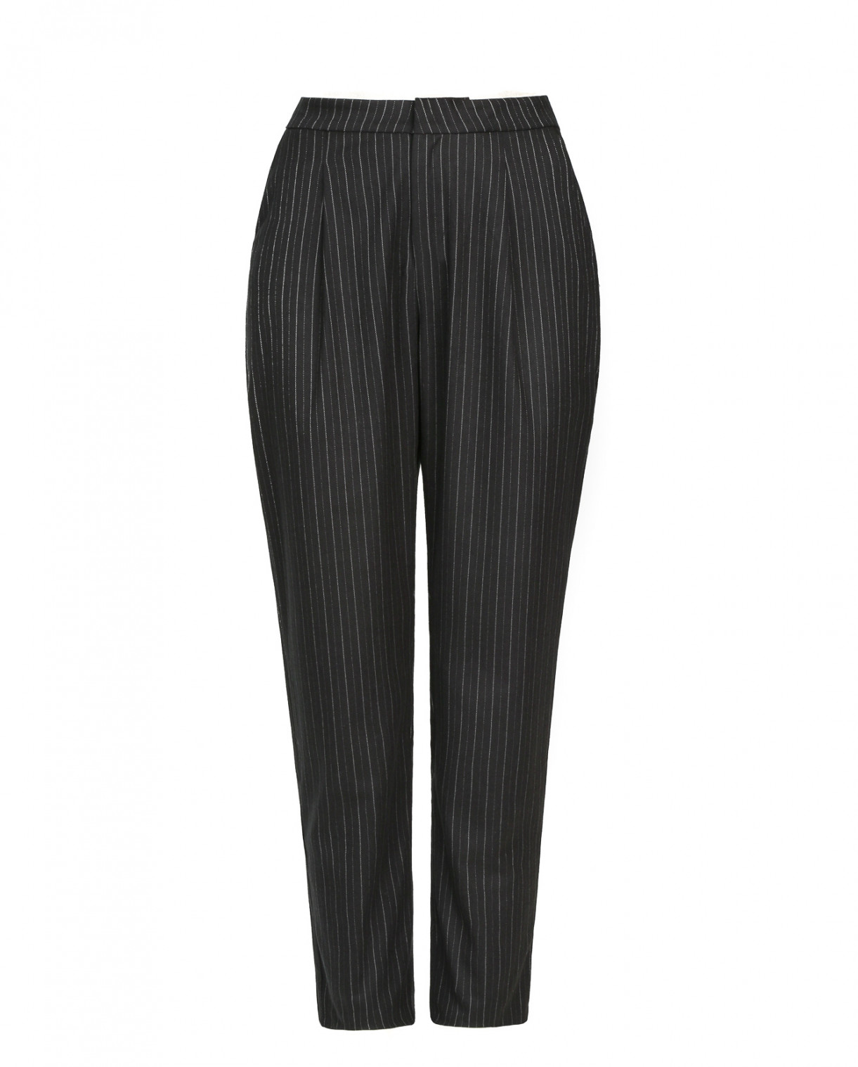 Свободные брюки с боковыми карманами Suncoo  –  Общий вид  – Цвет:  Черный