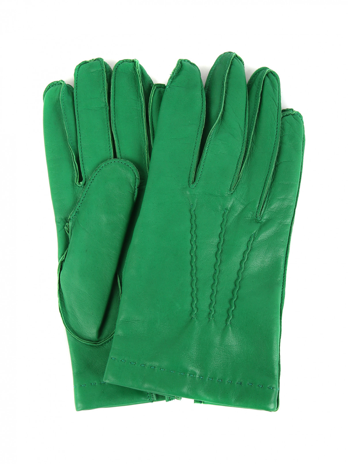 Перчатки из кожи Portolano  –  Общий вид  – Цвет:  Зеленый