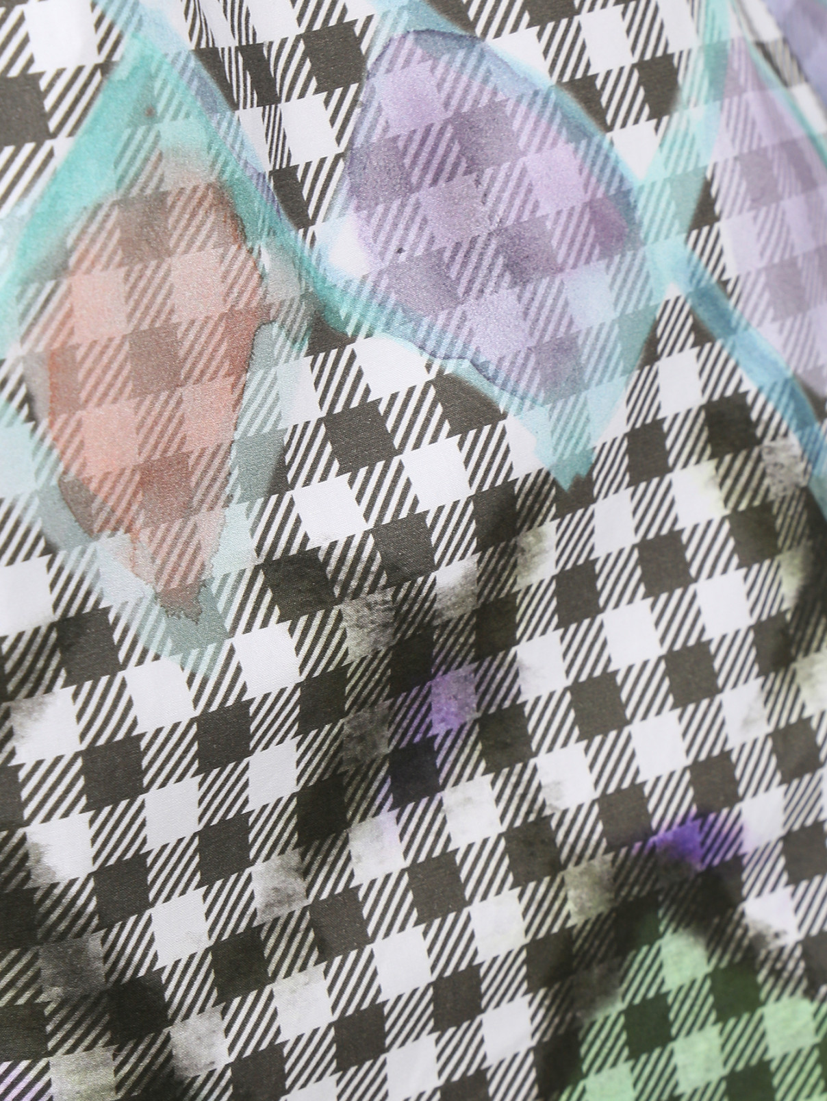 Хлопковый топ с абстрактным узором Peter Pilotto  –  Деталь1  – Цвет:  Мультиколор
