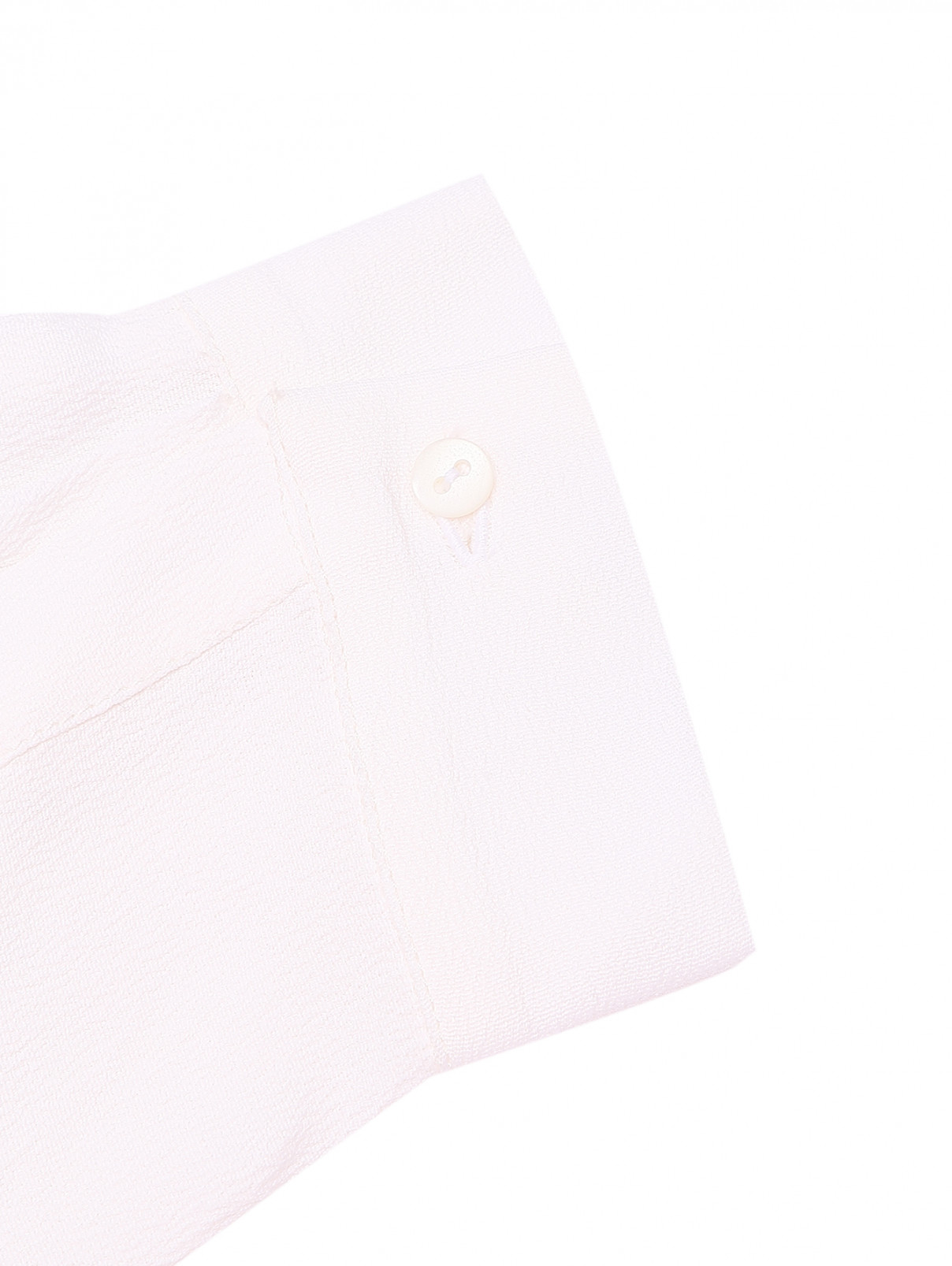 Рубашка из хлопка и шелка ассиметричного кроя Fabiana Filippi  –  Деталь1