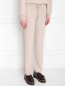 Трикотажные брюки из кашемира с контрастной отделкой Sonia Rykiel  –  МодельВерхНиз