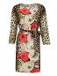 Платье из шелка с абстрактным узором Moschino Cheap&Chic  –  Общий вид