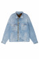 Куртка из хлопка с контрастной подкладкой из искусственного меха Balenciaga  –  528572 Куртка Модель Общий вид1