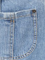 Джинсовый комбинезон с широкими брюками Moschino Couture  –  Деталь