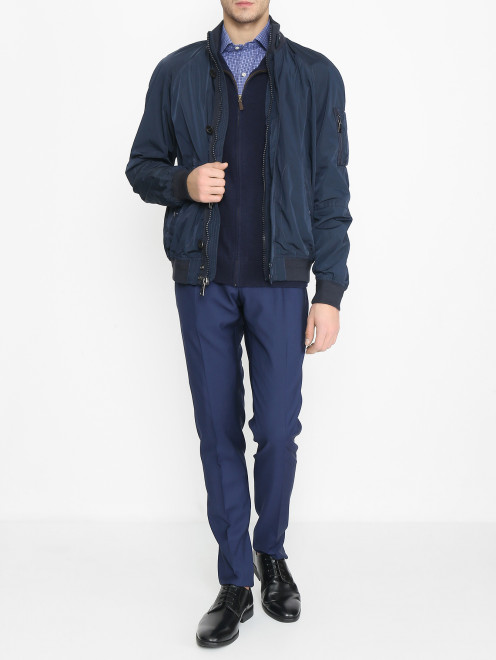 Куртка с резинкой на молнии Polo Ralph Lauren - МодельОбщийВид