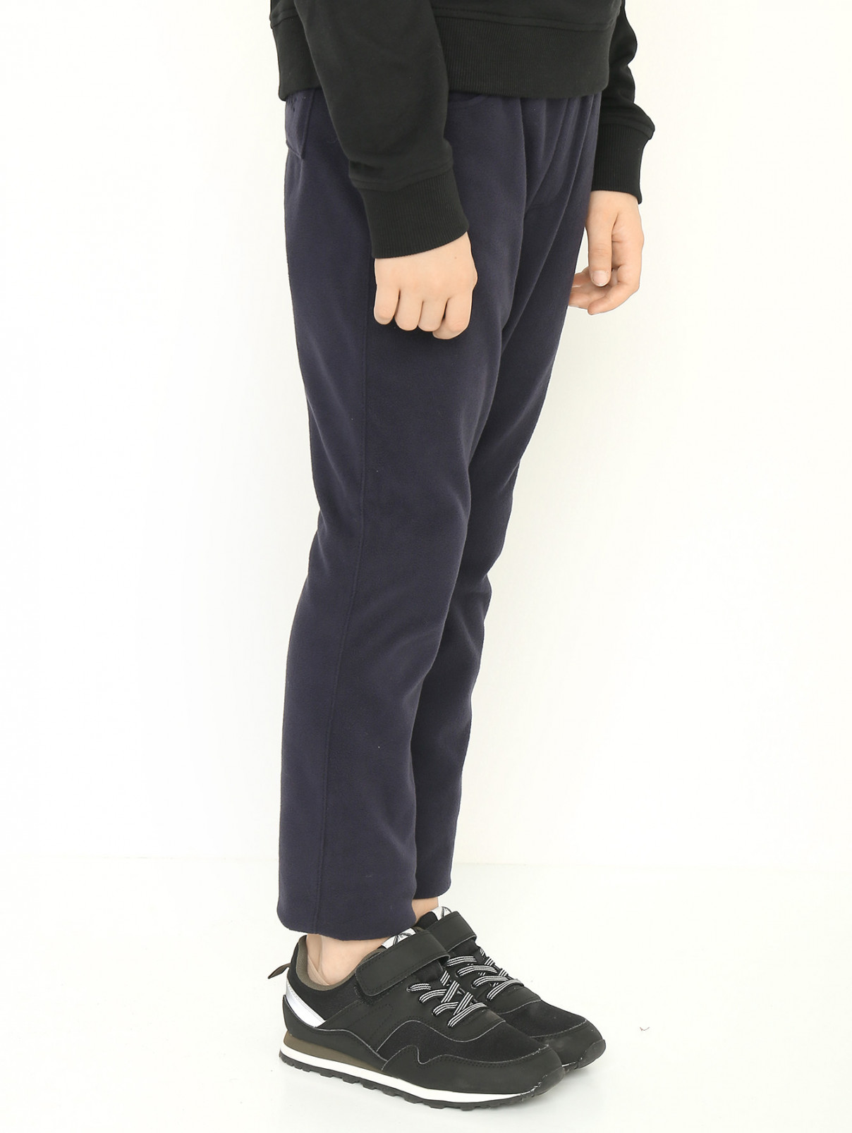 Однотонные брюки из флиса Poivre Blanc  –  МодельВерхНиз  – Цвет:  Синий