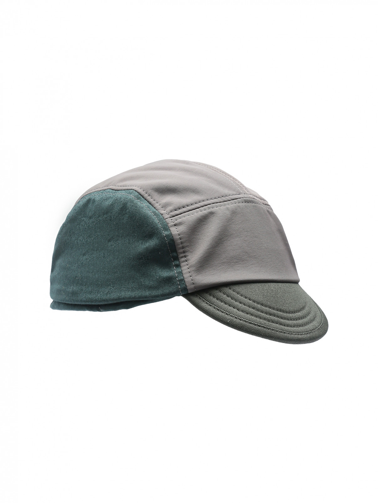 Комбинированная кепка Paul Smith  –  Общий вид  – Цвет:  Зеленый