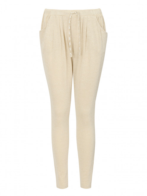 Трикотажные брюки с боковыми карманами Max&Co - Общий вид