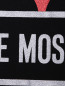 Трикотажная футболка с принтом Love Moschino  –  Деталь