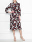 Платье из хлопка с цветочным узором Max Mara  –  МодельОбщийВид