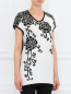 Блуза из хлопка декорированная пайетками Antonio Marras  –  Модель Верх-Низ
