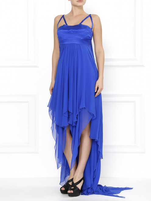 Вечернее платье из шелка Versace Collection - Модель Общий вид