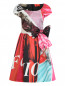 Платье с узором и декоративным бантом Moschino Couture  –  Общий вид