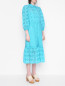 Хлопковое платье из шитья Luisa Spagnoli  –  МодельВерхНиз