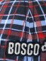 Бейсболка из хлопка с узором "клетка" BOSCO  –  Деталь