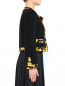 Жакет с контрастной отделкой из шелка Moschino  –  Модель Верх-Низ2