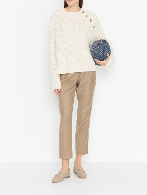 Джемпер из шерсти крупной вязки Weekend Max Mara - МодельОбщийВид