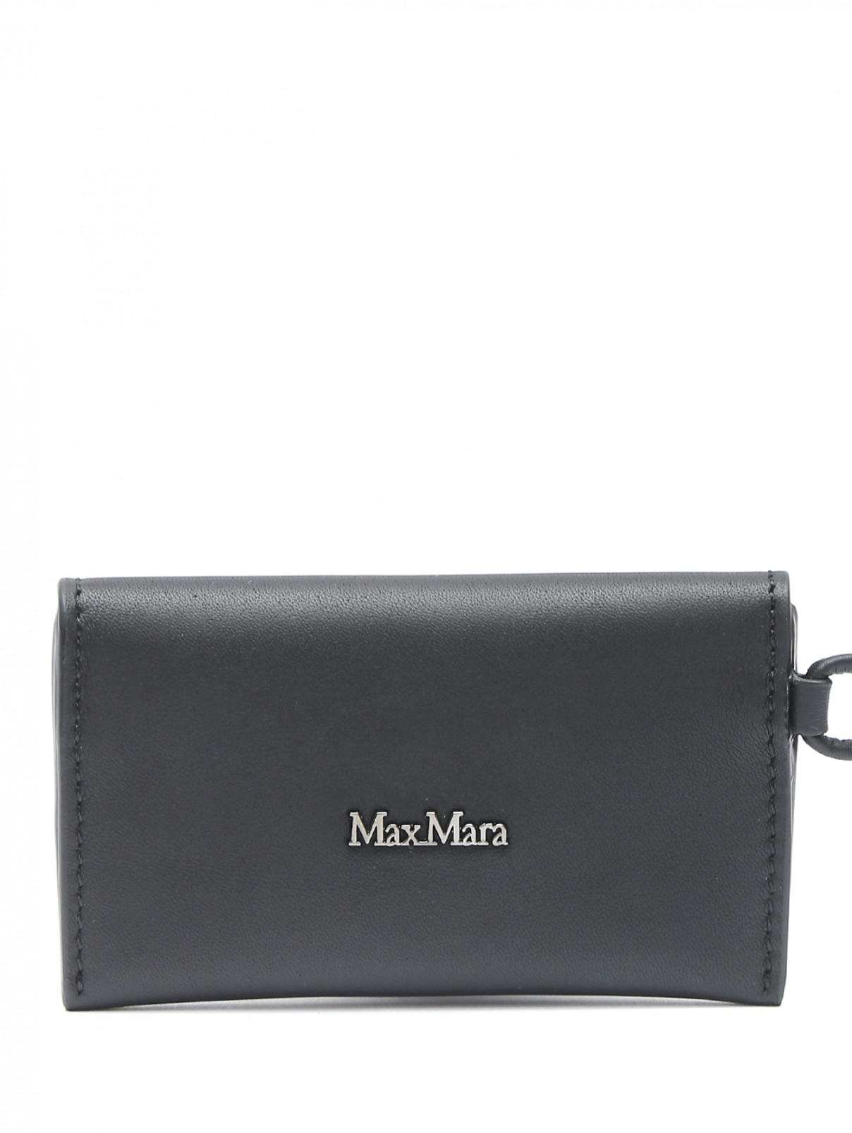 Мини-сумка из кожи Max Mara  –  Общий вид  – Цвет:  Черный