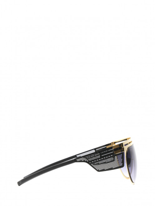 Солнцезащитные очки в металлической оправе - Обтравка2