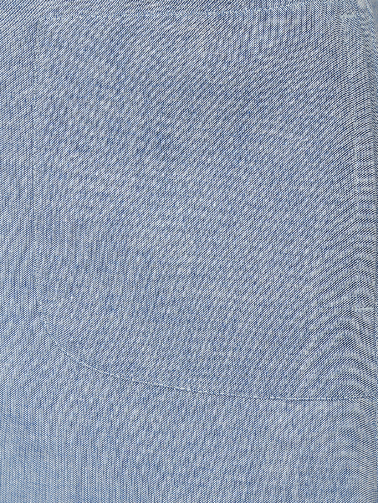 Юбка-миди из хлопка с разрезом Vilshenko  –  Деталь1  – Цвет:  Синий