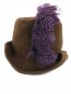 Шляпа декорированная перьями Stephan Janson  –  Обтравка1