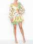 Платье-мини с цветочным узором Zimmermann  –  МодельОбщийВид