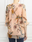 Блуза из шелка с цветочным узором Max&Co  –  Модель Верх-Низ1