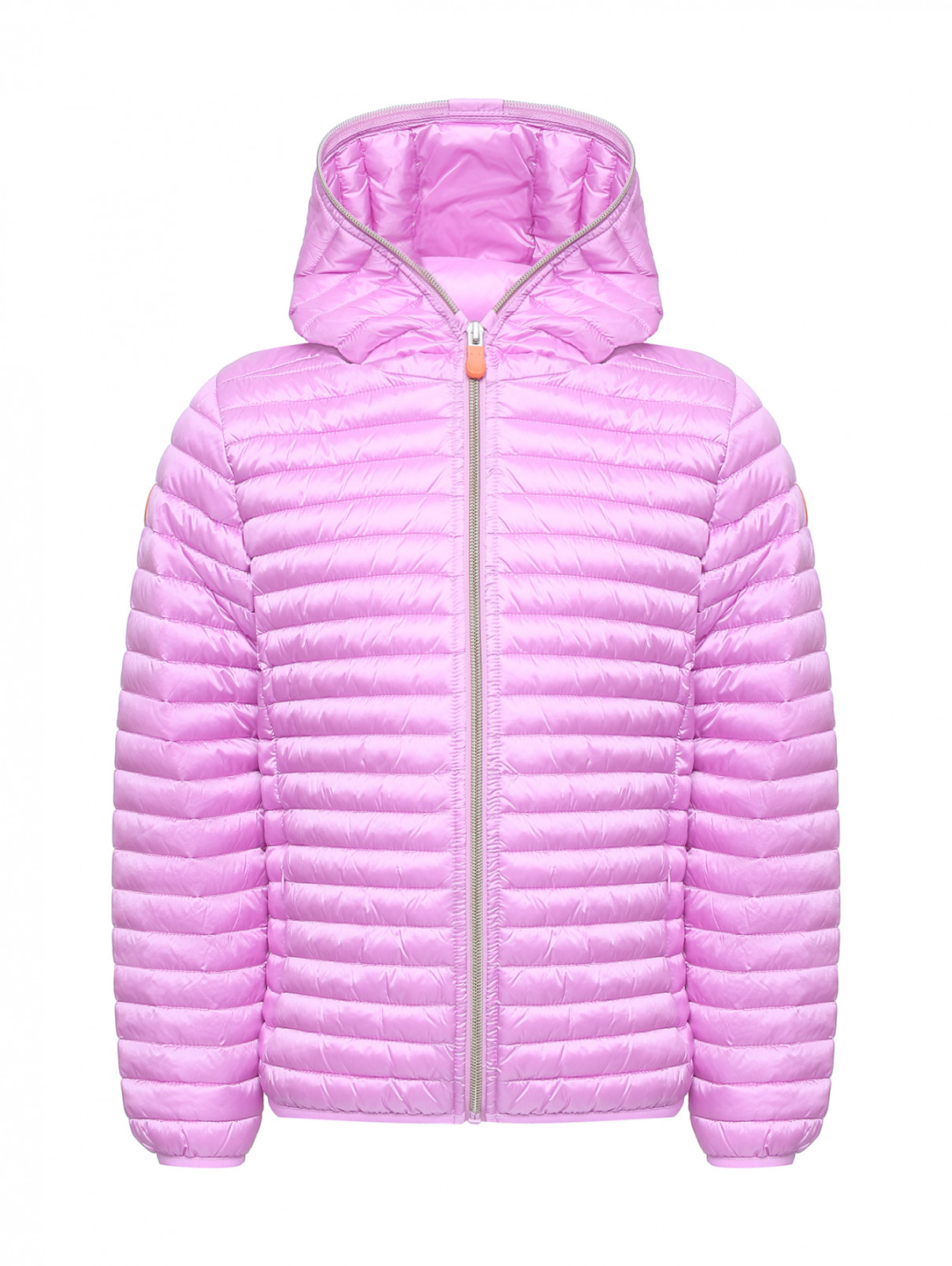 Утепленная куртка с карманами Save the Duck  –  Общий вид  – Цвет:  Розовый