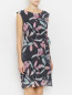 Платье с цветочным узором Comma  –  МодельВерхНиз