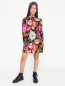 Трикотажное платье с длинным рукавом Dolce & Gabbana  –  МодельОбщийВид