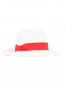 Шляпа из шерсти кролика с контрастной лентой El Dorado Hats  –  Общий вид