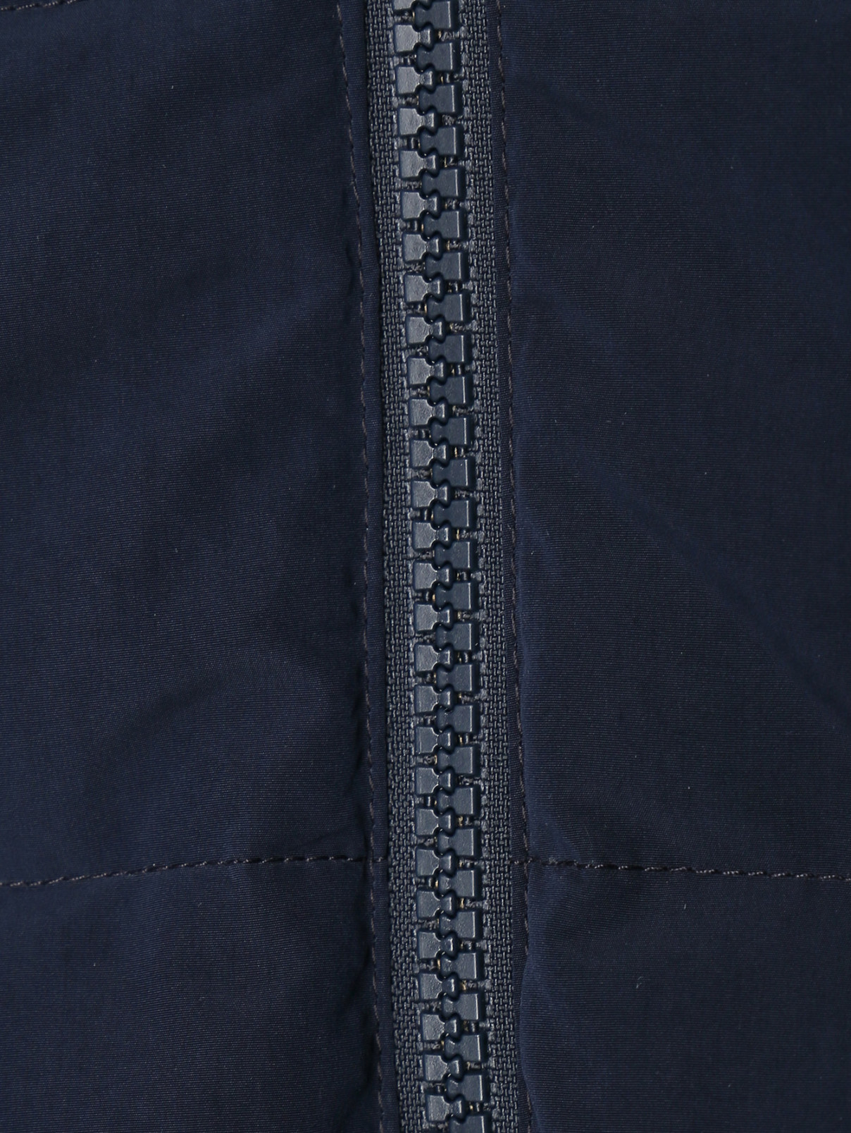 Комбинированная куртка на молнии с карманами Paul&Shark  –  Деталь  – Цвет:  Синий