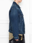 Куртка из хлопка с апликацией на спине Balenciaga  –  МодельВерхНиз2