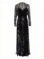 Платье-макси из шелка с цветочным узором Etro  –  Общий вид