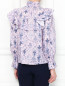 Блуза из льна с узором Isabel Marant  –  МодельВерхНиз1