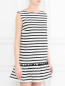Платье из хлопка с узором "полоска" Marc Jacobs  –  МодельВерхНиз