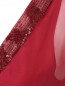 Блуза из шелка декорированная пайетками La Perla  –  Деталь