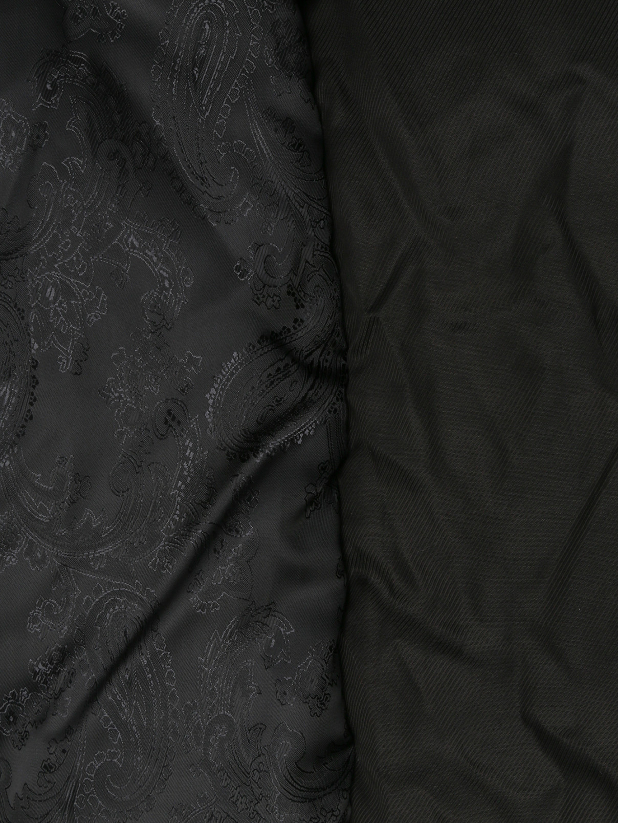 Двубортное пальто свободного кроя с узором J.W. Anderson  –  Деталь2  – Цвет:  Черный