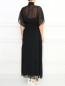 Платье-макси из хлопка и шелка декорированное молниями Jean Paul Gaultier  –  Модель Верх-Низ1