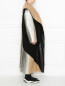 Пальто из шерсти альпака в стиле колорблок Marina Rinaldi  –  МодельВерхНиз2