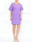 Платье из хлопка свободного фасона с карманами Moschino  –  Модель Общий вид